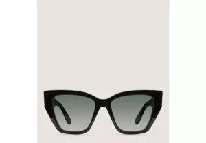 CRYSTAL CAT-EYE SUNGLASSES ​