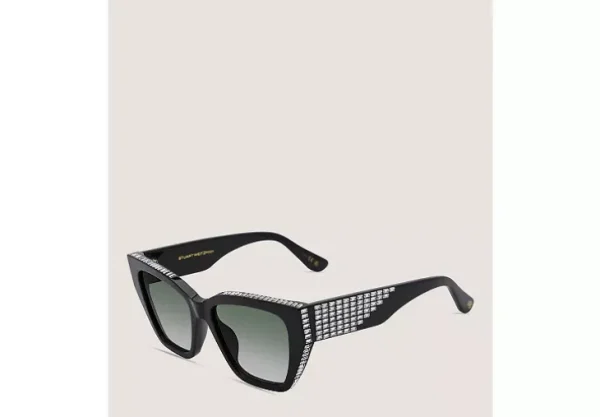 CRYSTAL CAT-EYE SUNGLASSES ​