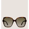 CRYSTAL GEOMETRIC SQUARE SUNGLASSES