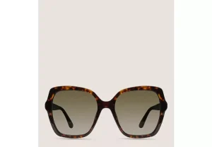 CRYSTAL GEOMETRIC SQUARE SUNGLASSES