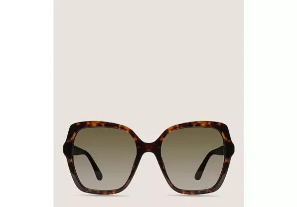 CRYSTAL GEOMETRIC SQUARE SUNGLASSES