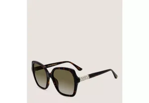CRYSTAL GEOMETRIC SQUARE SUNGLASSES
