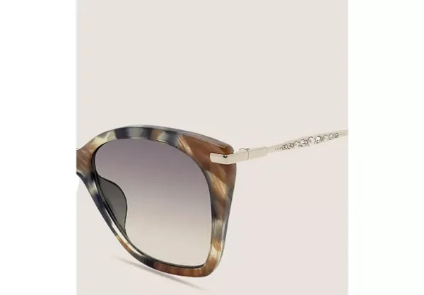 OVERSIZED CAT-EYE SUNGLASSES