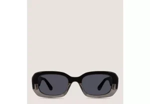 TWO-TONE RECTANGULAR SUNGLASSES