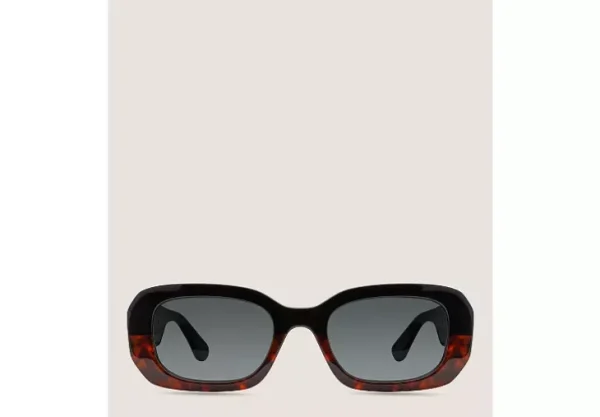 TWO-TONE RECTANGULAR SUNGLASSES